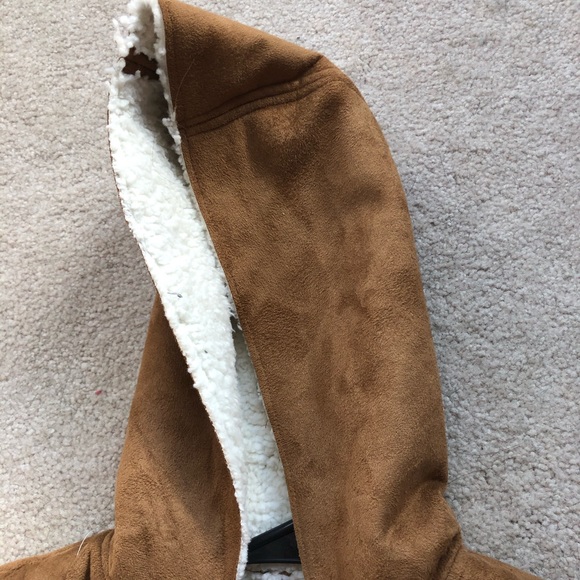 JUNIORS Sherpa-lined coat with hood - Picture 3 of 6